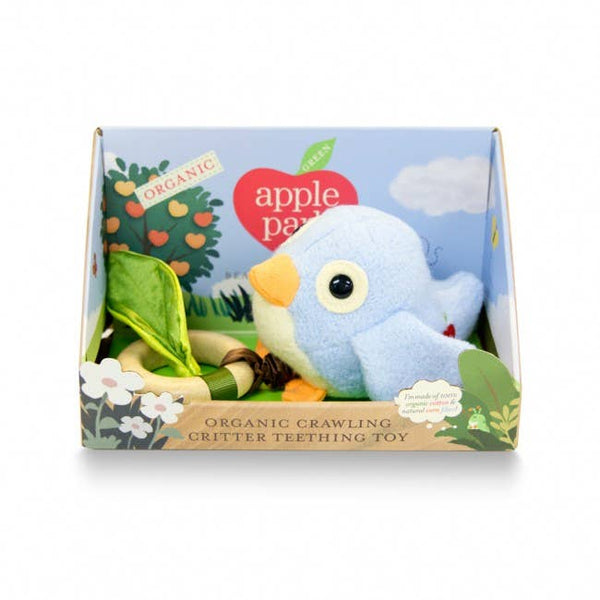 Organic Musical Plush Birdie - Blue