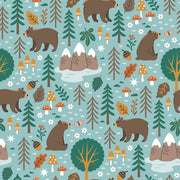 Two Piece Pajama Set - Woody Woodland