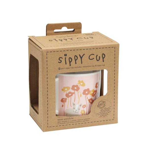 Sippy Cup - Puppies & Poppies