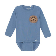 Long Sleeve Bodysuit - Lion Applique