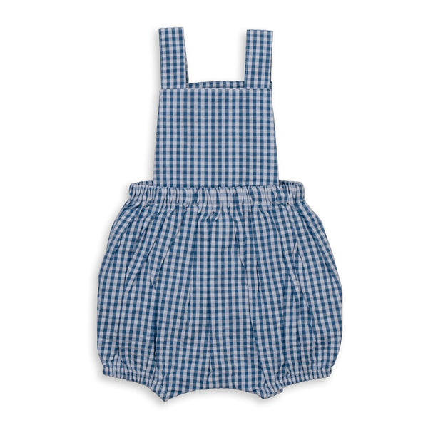 Seersucker Overall - Blue Gingham