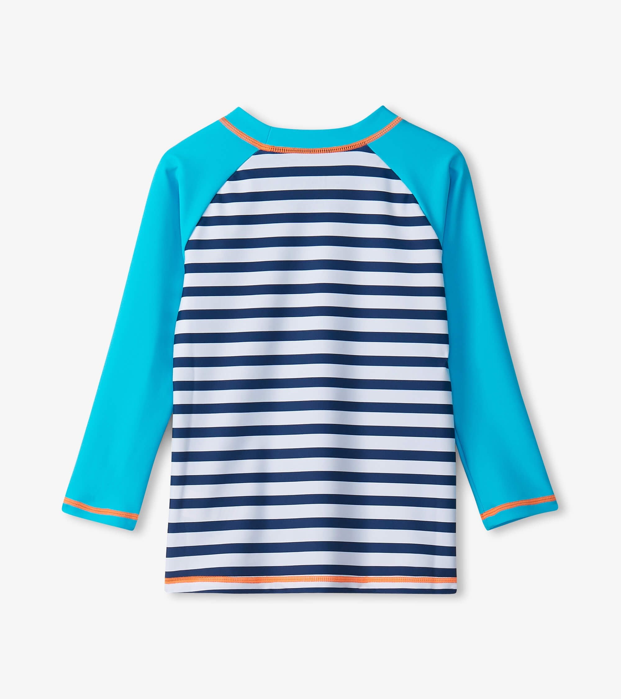 Shark Stripes Long Sleeve Rashguard