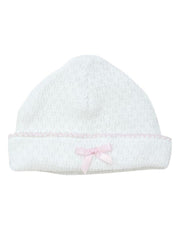 White Saylor Cap with Bow - Various Trim Colors
