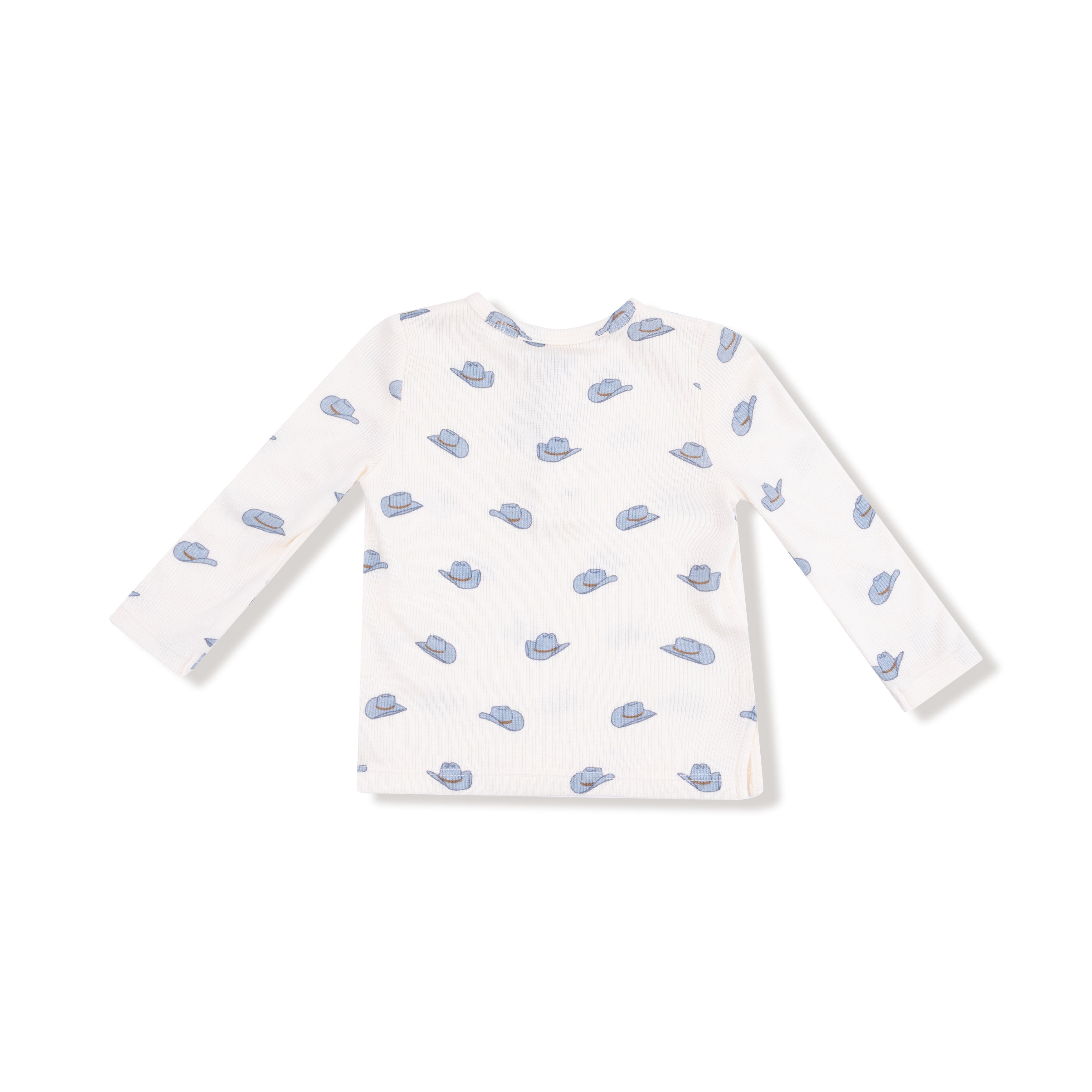 Long Sleeve Henley - Petite Cowboy Hats