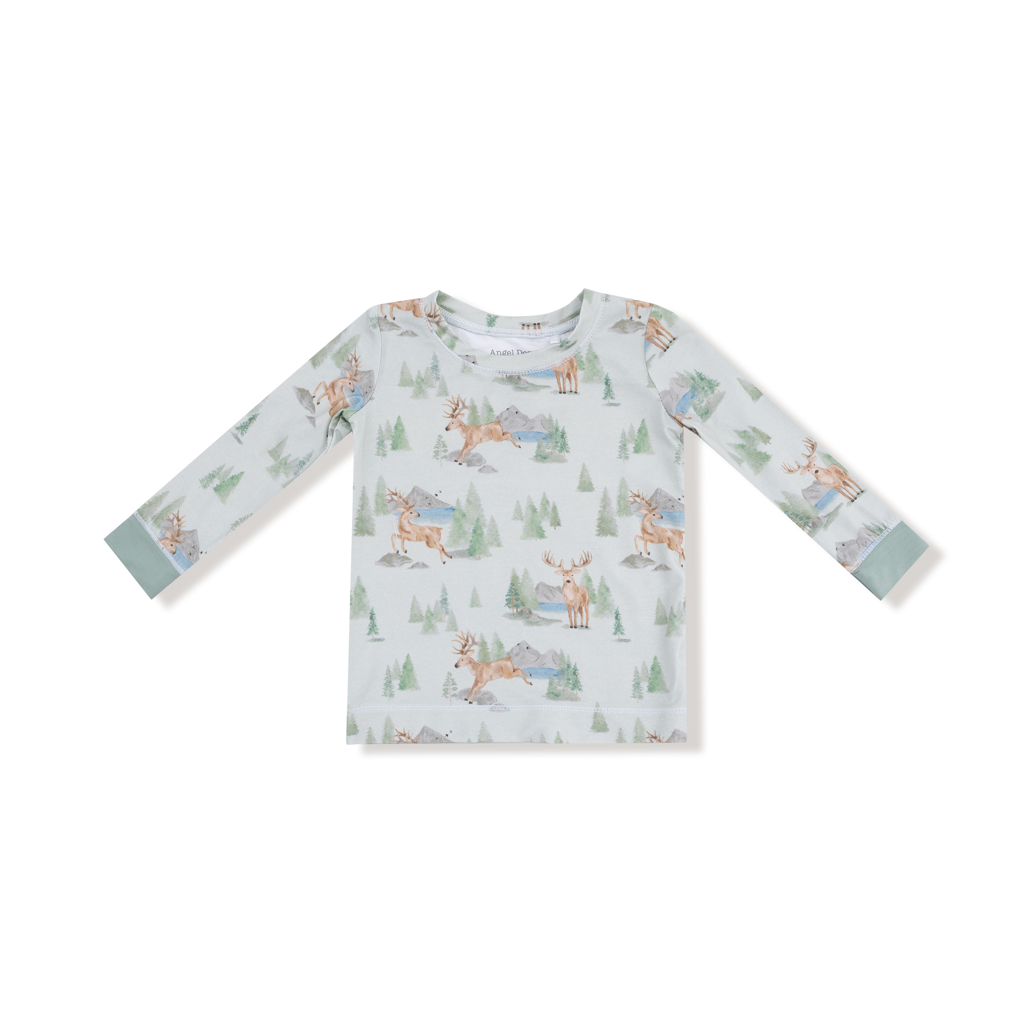 Long Sleeve Bamboo Loungewear Set - Buck Deer