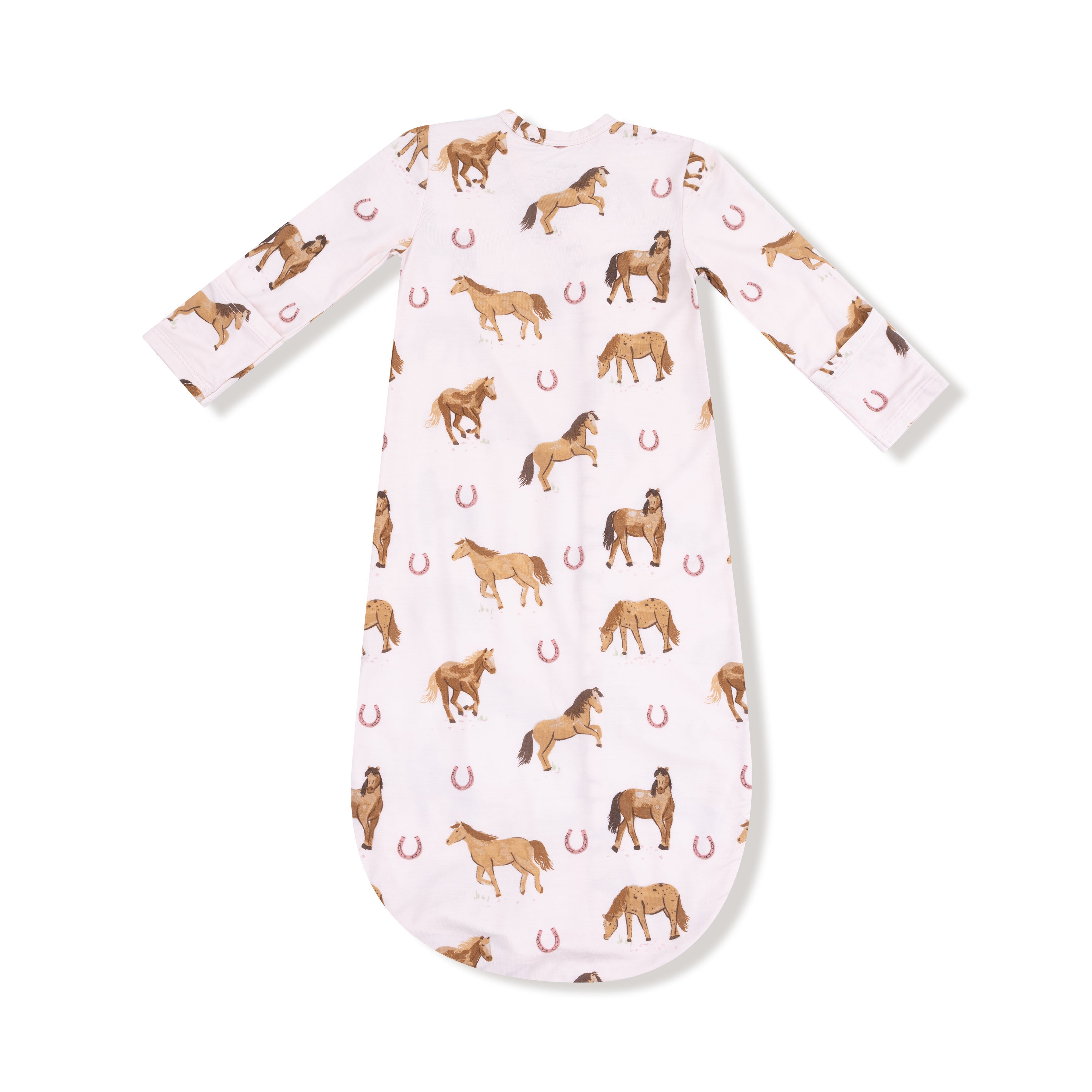 Bundle Gown - Horses - Pink