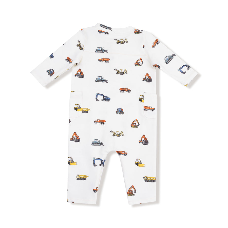 Uni Romper - Construction Vehicles