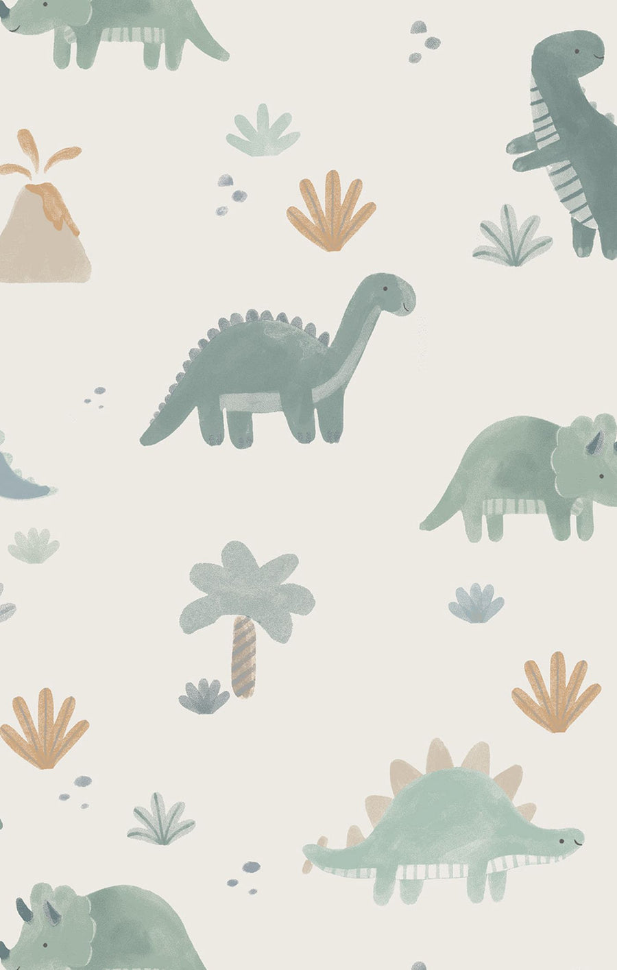 Uni Romper - Green Soft Dinos