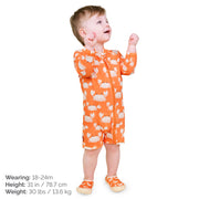 Long Sleeve UV Jumpsuit - Crabby Crab