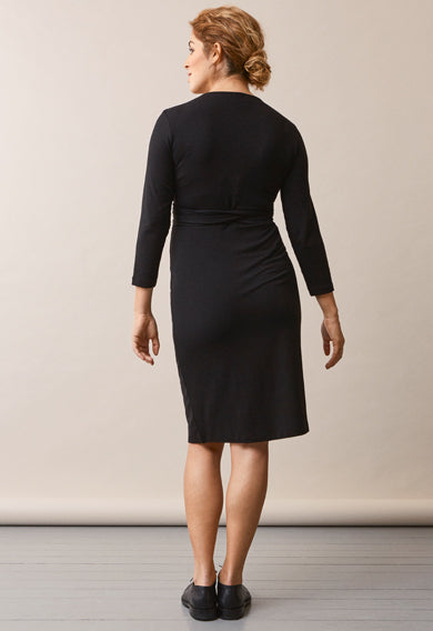 Giselle Wrap Dress - Black