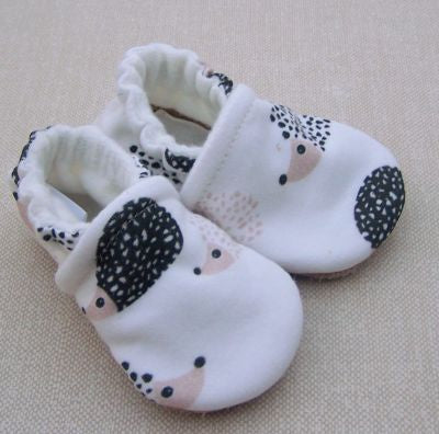 Organic Cotton Knit Slippers - Hedgehog