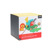 Wooden Bowling Set - Safari Animals