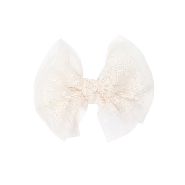 Tulle Fab Clips - Oatmeal