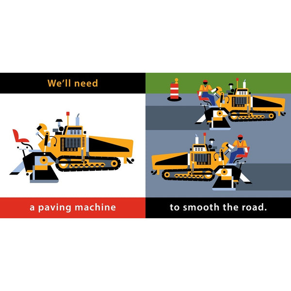 Let's Build a Highway: Little Builder Series Board Book