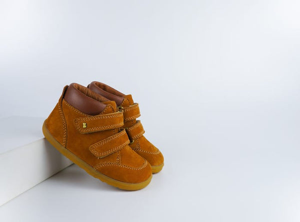 Step Up Timber Boot Mustard Green Bean Baby Boutique