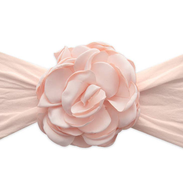 Silk Ruffle Flower Headband - Petal
