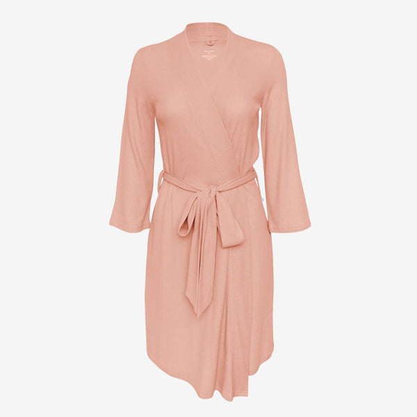 Mommy Robe with Pockets - Desert Rose Waffle