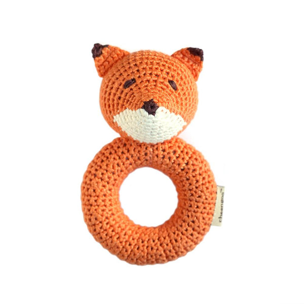 Hand Crocheted Ring Rattle - Various