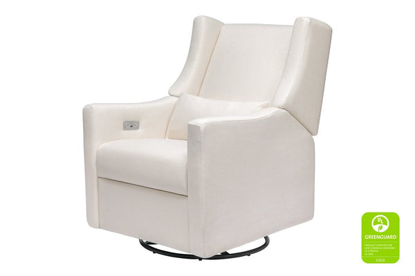 Kiwi Electronic Recliner and Swivel Glider in Eco - Performance Fabric - Cream