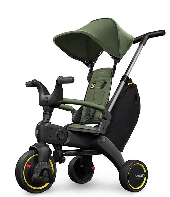 Liki S3 Convertible Stroller Trike - Desert Green