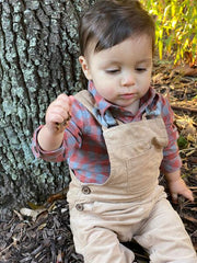 Jellico Cord Overalls - Stone