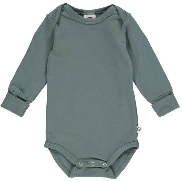 Cozy Me Long Sleeve Bodysuit - Pine