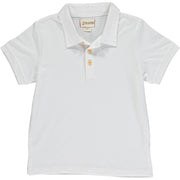 Shipping Pique Polo - White