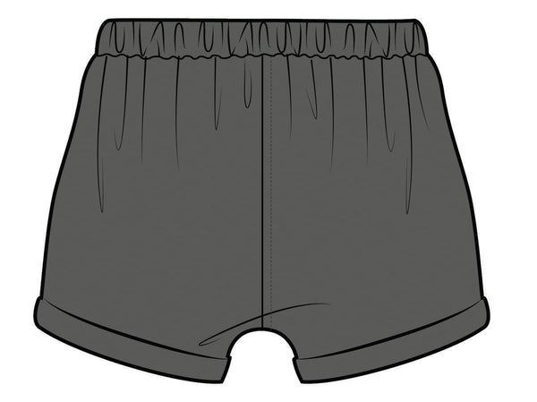 Light Sweat Boxer Short - Charcoal