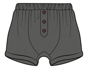 Light Sweat Boxer Short - Charcoal