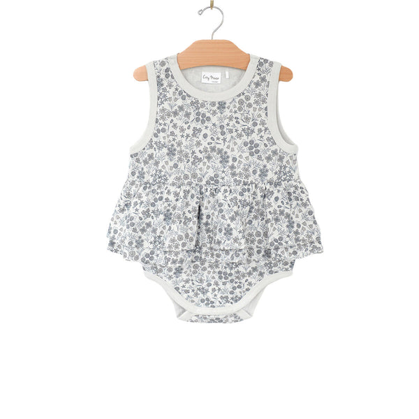 Skirted Tank Bodysuit - Calico Floral