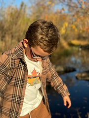 Adventurer Sherpa Lined Shirt - Brown/Black Plaid
