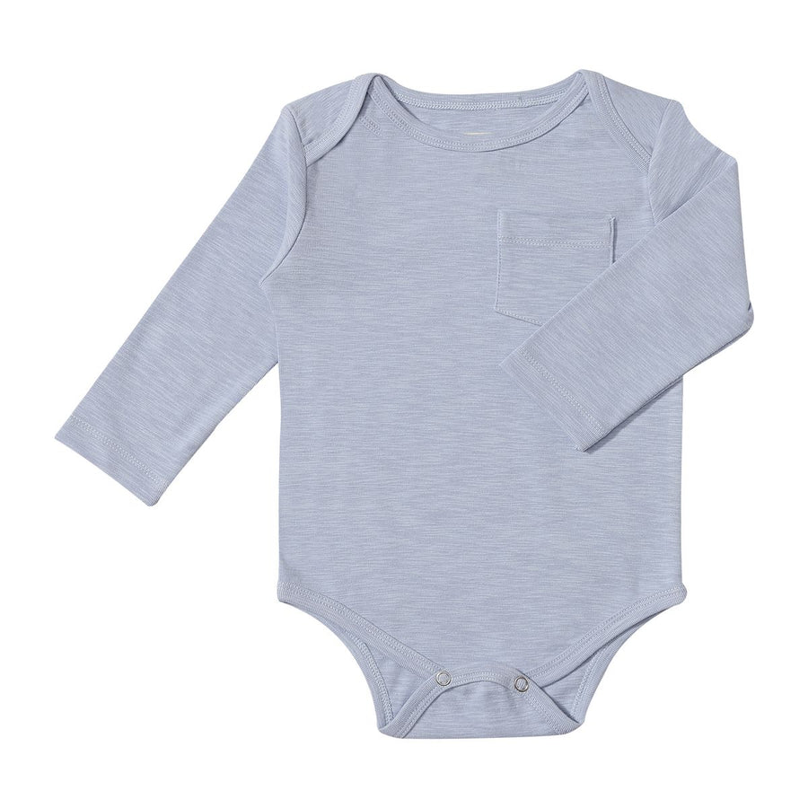 Tellico Triple Pack Onesies and Tees - Blue/Cream/Grey