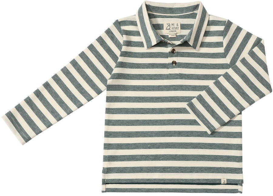 Midway Polo - Green/Cream