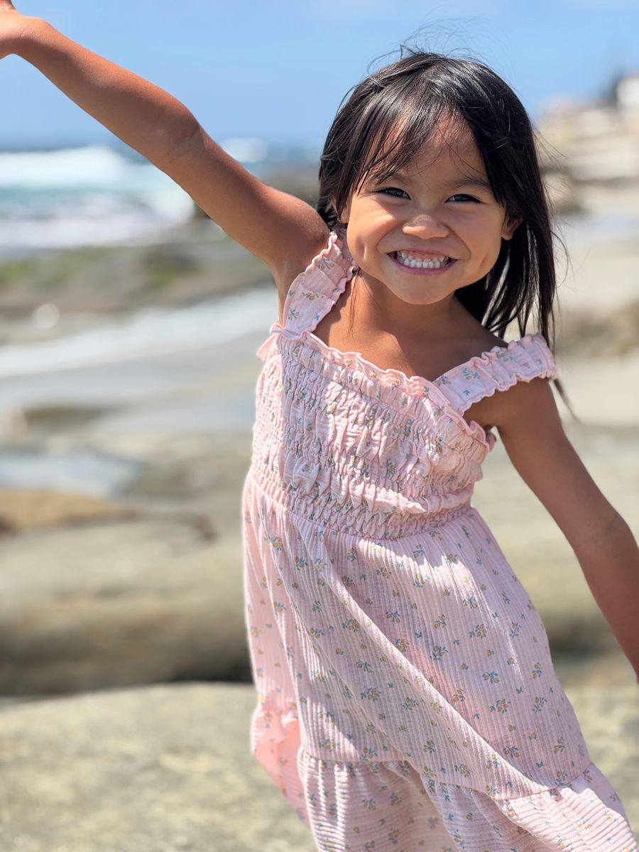 Susie Dress - Pink Floral