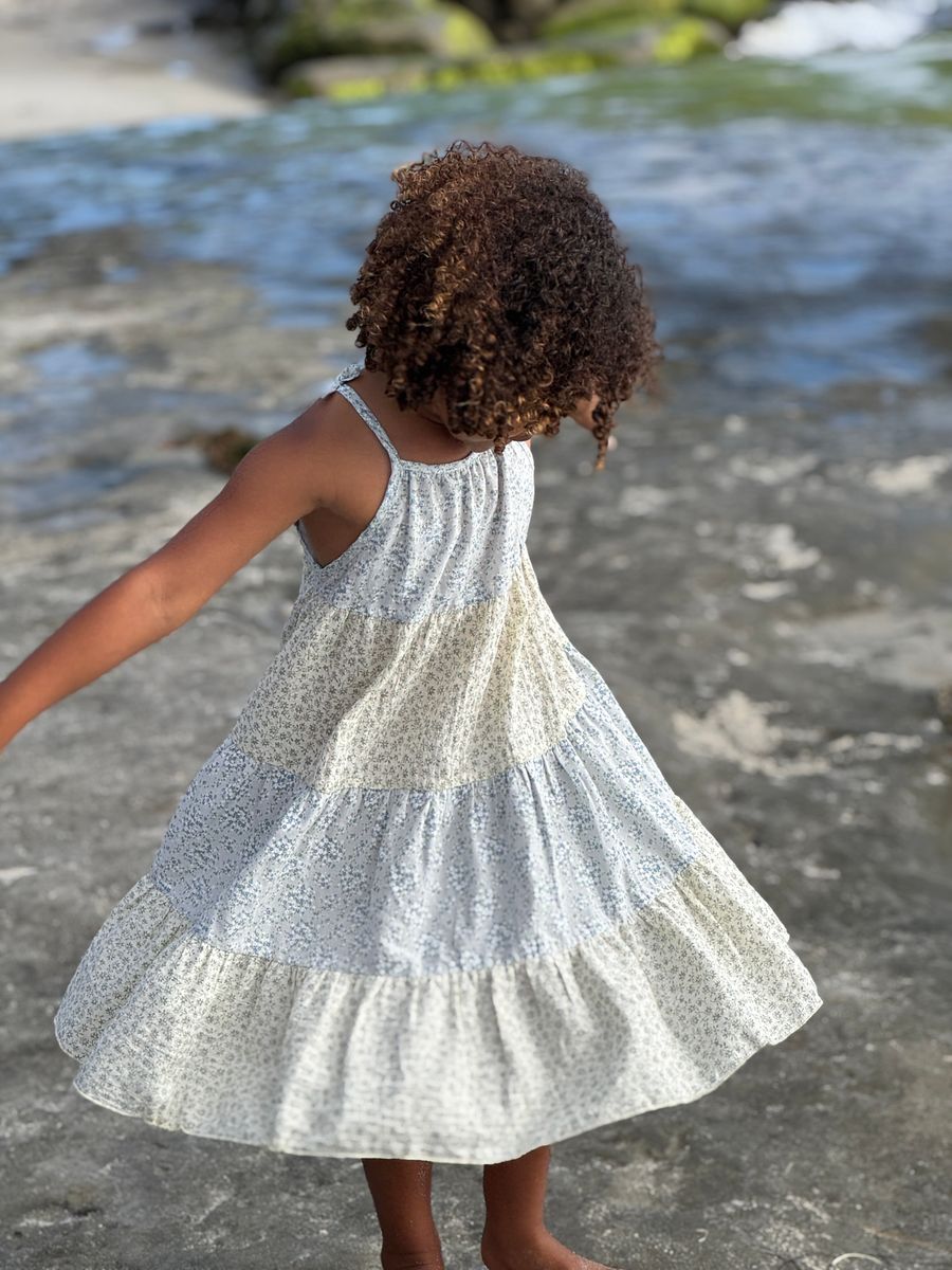 Kit Dress - Blue Mix Floral