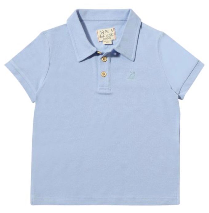 Shipping Pique Polo - Blue
