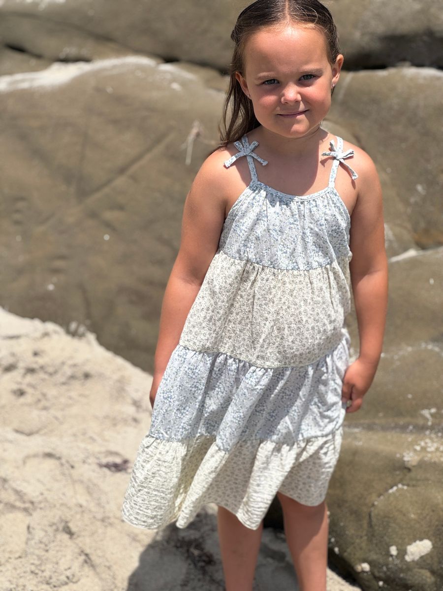 Kit Dress - Blue Mix Floral