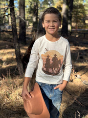 Cherokee Printed Tee - Cowboy Sunset