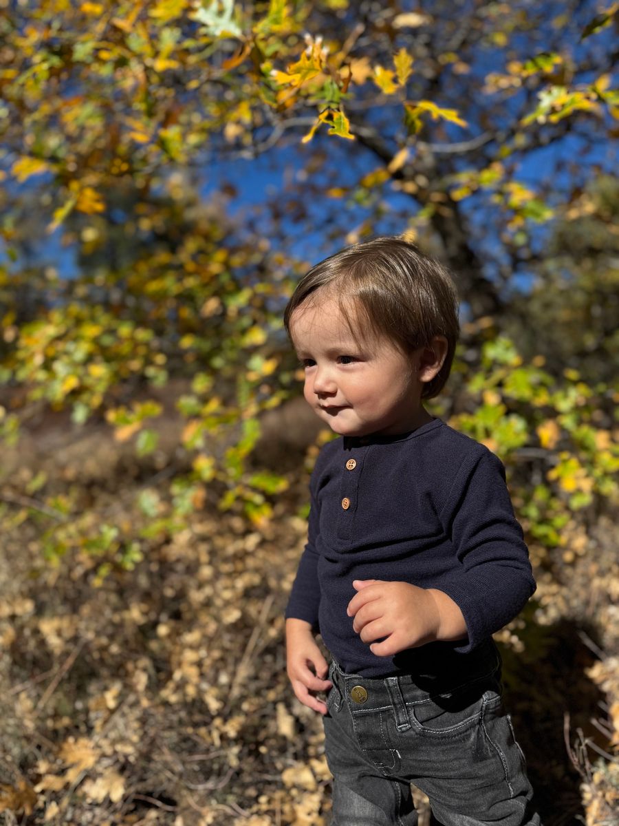 Aynor Henley Onesie - Navy