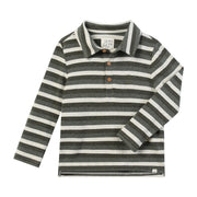 Waverly Polo - Grey Stripe