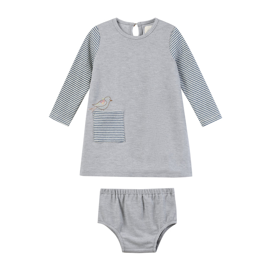 Quinn Dress - Blue Bird