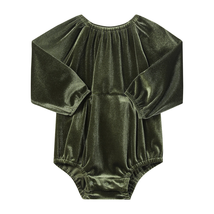 Daisy Bubble - Green. Velvet
