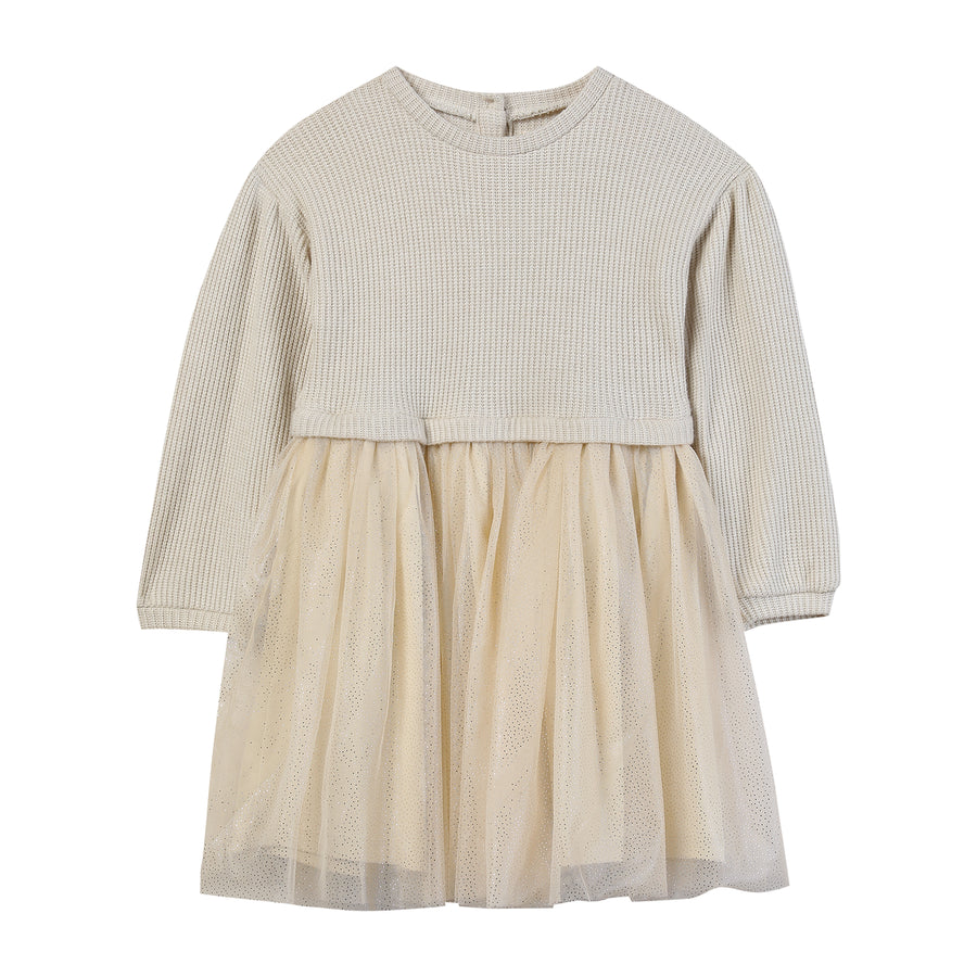 Birdie Dress - Oatmeal Knit