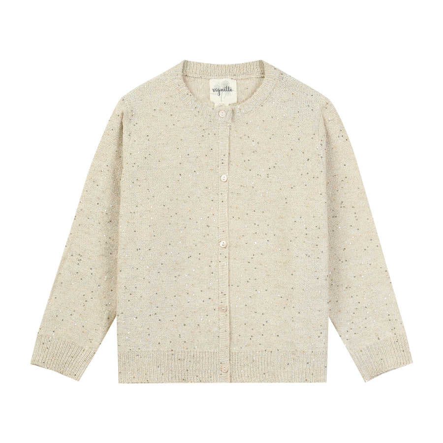 Eliza Cardigan - Oatmeal Sparkle