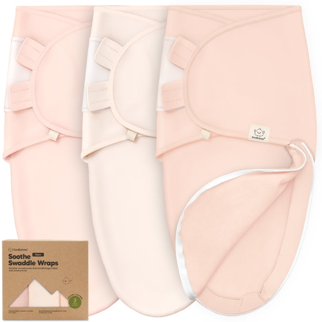 SOOTHE Zippy Swaddle Wraps - 3-Pack (Angelic)