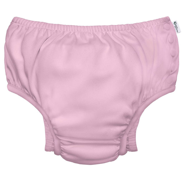 Eco Snap Swim Diaper with Gussets - Pink