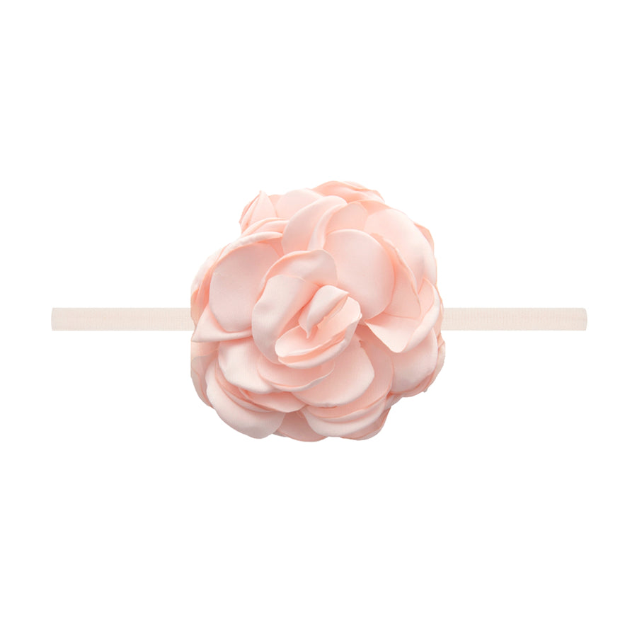 Silk Ruffle Skinny Headband- Various Colors