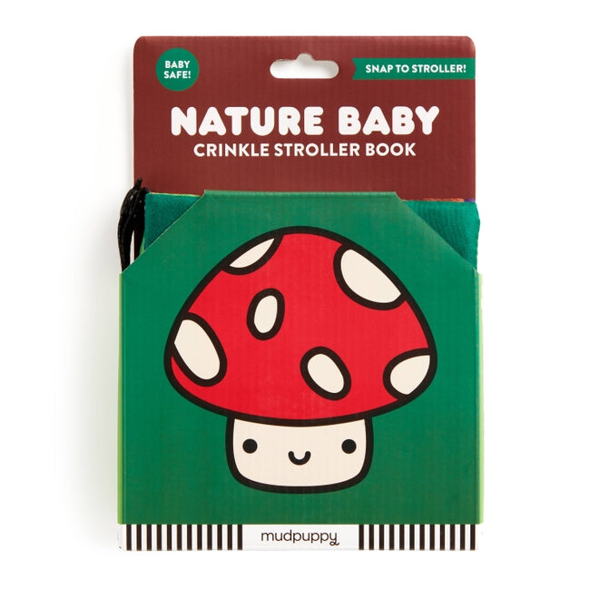 Crinkle Fabric Stroller Book - Nature