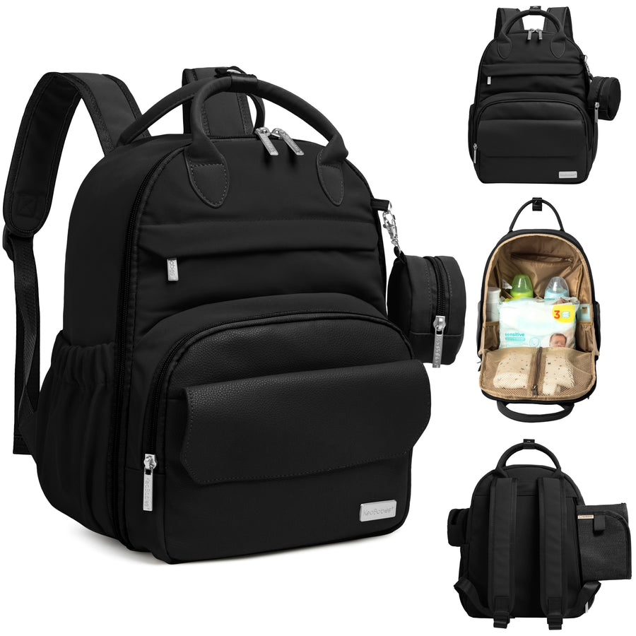 Play Diaper Bag - Jumbo - Trendy Black
