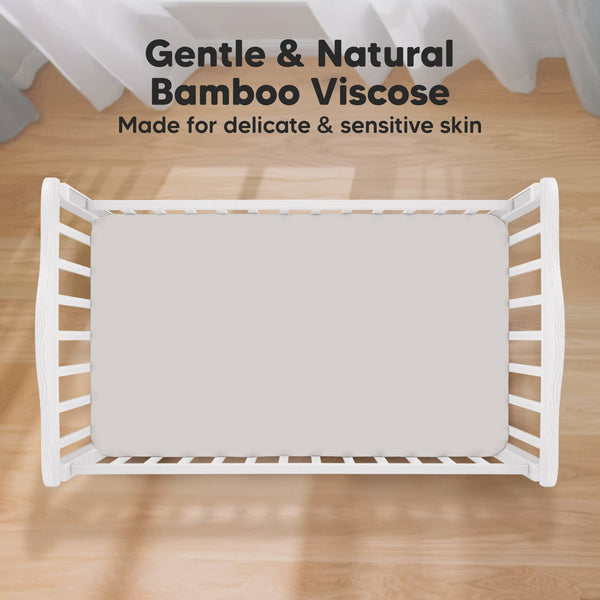 2 Pack Isla Fitted Crib Sheet - Sage